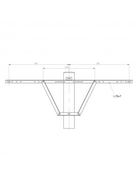 Herse d'ancrage simple HS 1200x70